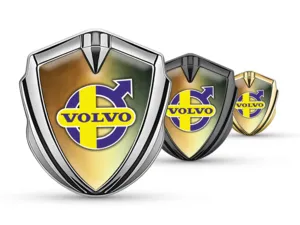 Volvo Emblème Métal Insigne Look Minimal Style Universel